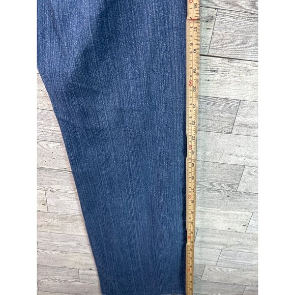 Chaps Katelyn Bootcut Blue Denim Mid Rise Stretch Jeans Size 4 - Picture 7 of 9